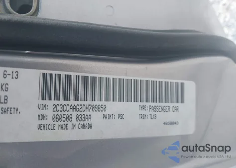 2013 Chrysler 300 Motown from USA, damaged, VIN 2C3CCAAG2DH709850